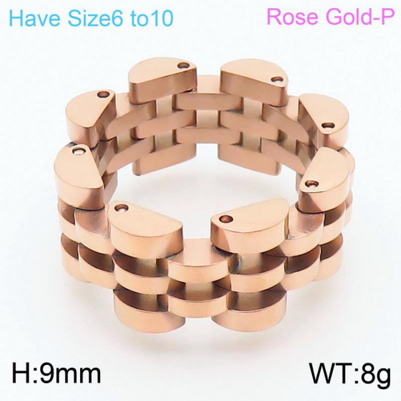 9mm rose gold kr106193-kfc US #6