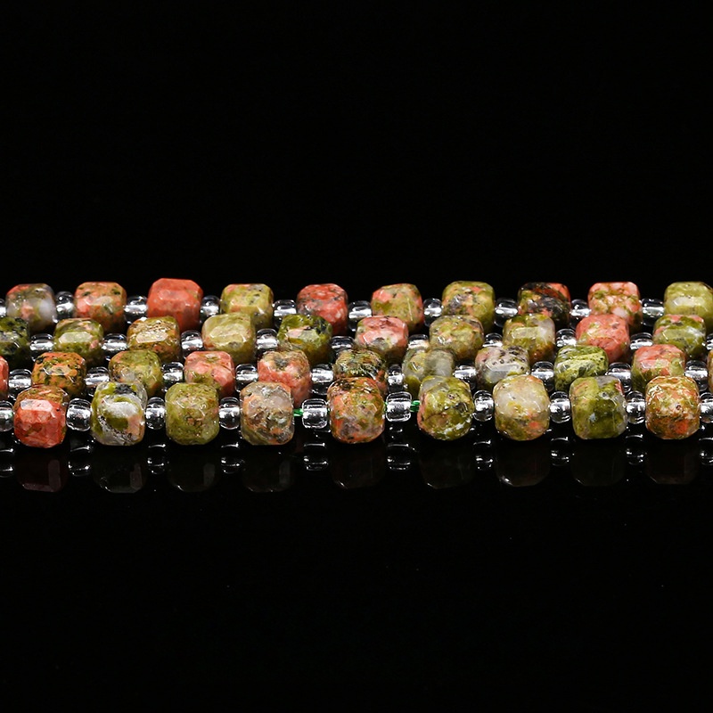 Unakite 6-7mm/37pcs