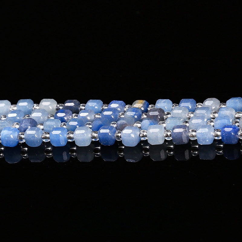 Blue Aventurine 6-7mm/37pcs