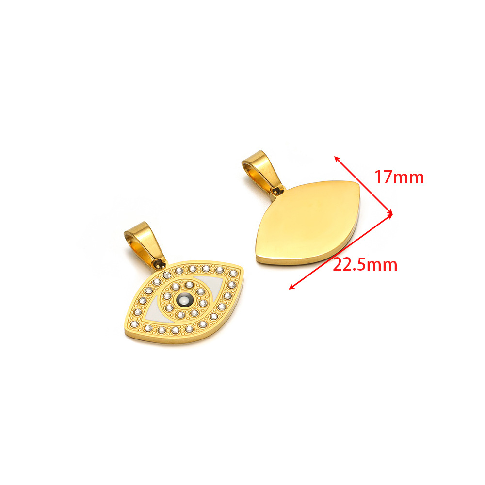 4:17*22.5mm golden oval eyes dripping point drill clip 5*10mm melon seed buckle