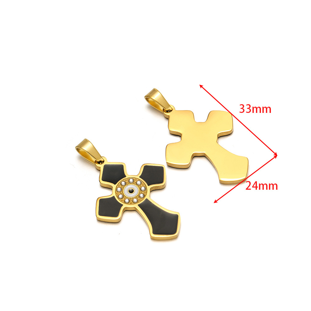 11:24*33mm point drill black oil dripping cross clip 5*10mm melon seed buckle