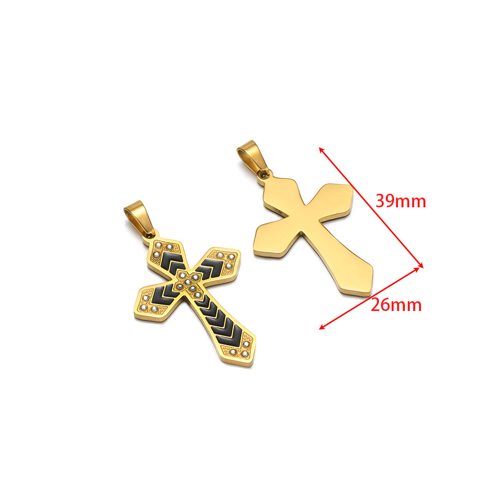 12:26*39mm point drill black arrow dripping cross clip 5*10mm melon seed buckle