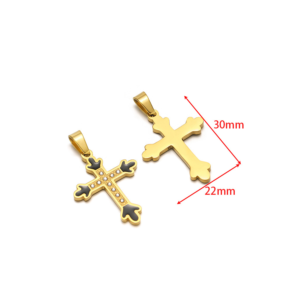 14:22*30mm point drill black oil dripping cross clip 5*10mm melon seed buckle