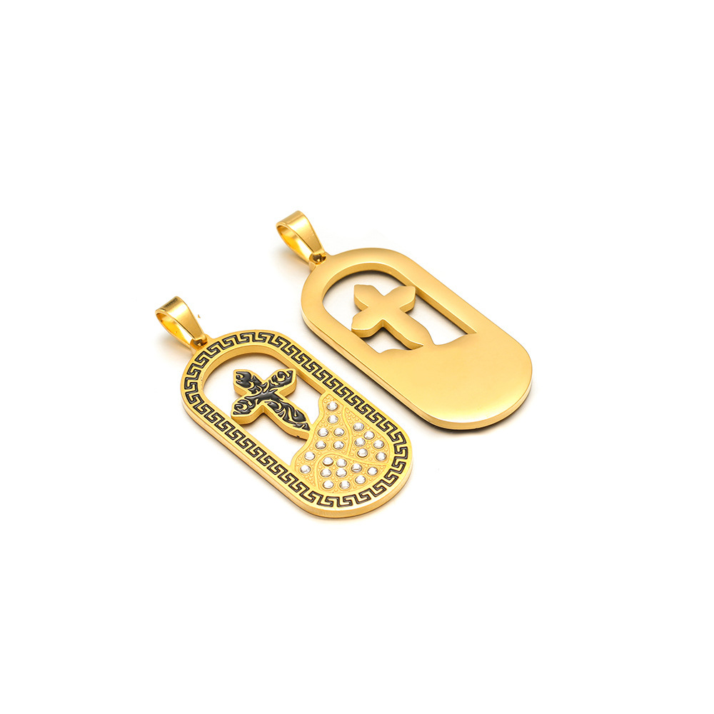 2:19*41 point diamond oil drop golden tarot card pendant clip 5*10mm melon seed buckle 02