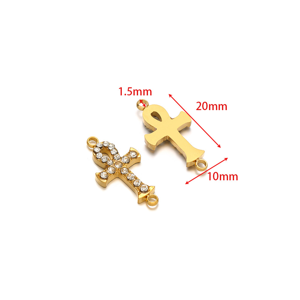 10*20mm cross point drill with 1.5mm hole in gold