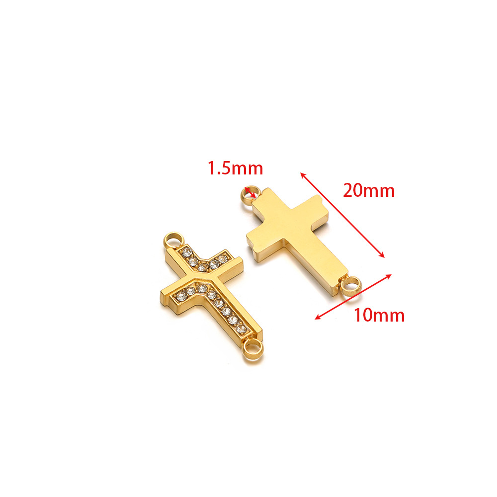 10*20mm cross point drill with 1.5mm hole in gold