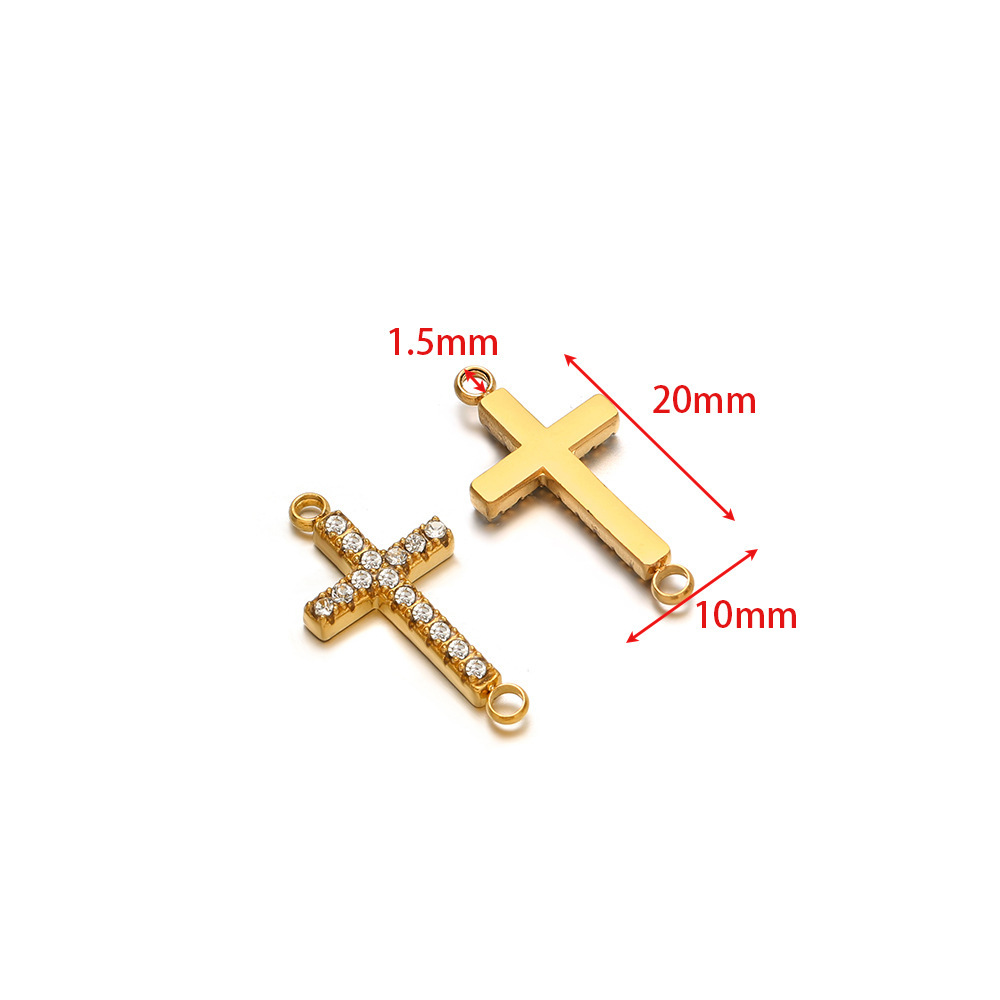 10*20mm cross point drill with 1.5mm hole in gold