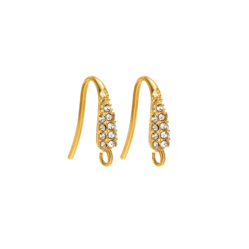 11.5*14mm ear hook points, three rows, 13 diamonds