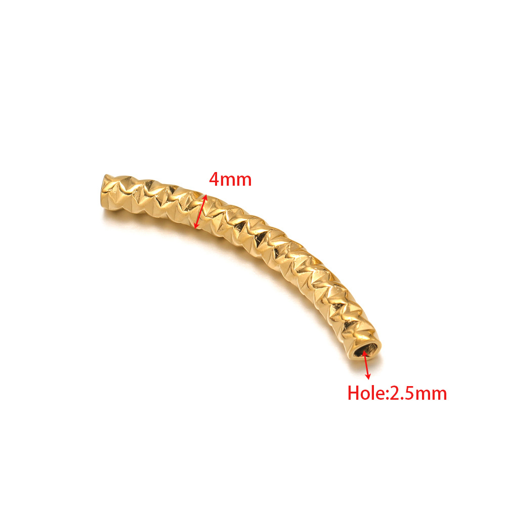 4mm golden elbow 32mm long 2.5mm hole cutting gyps