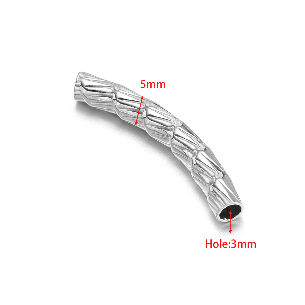 5mm steel color elbow 32mm long inner 3mm hole ver