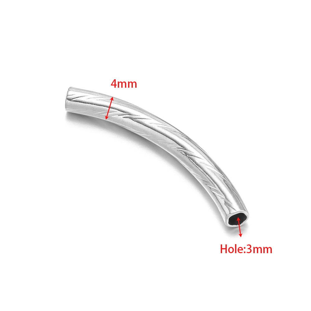 4mm steel color elbow 32mm long inner 3mm hole ver