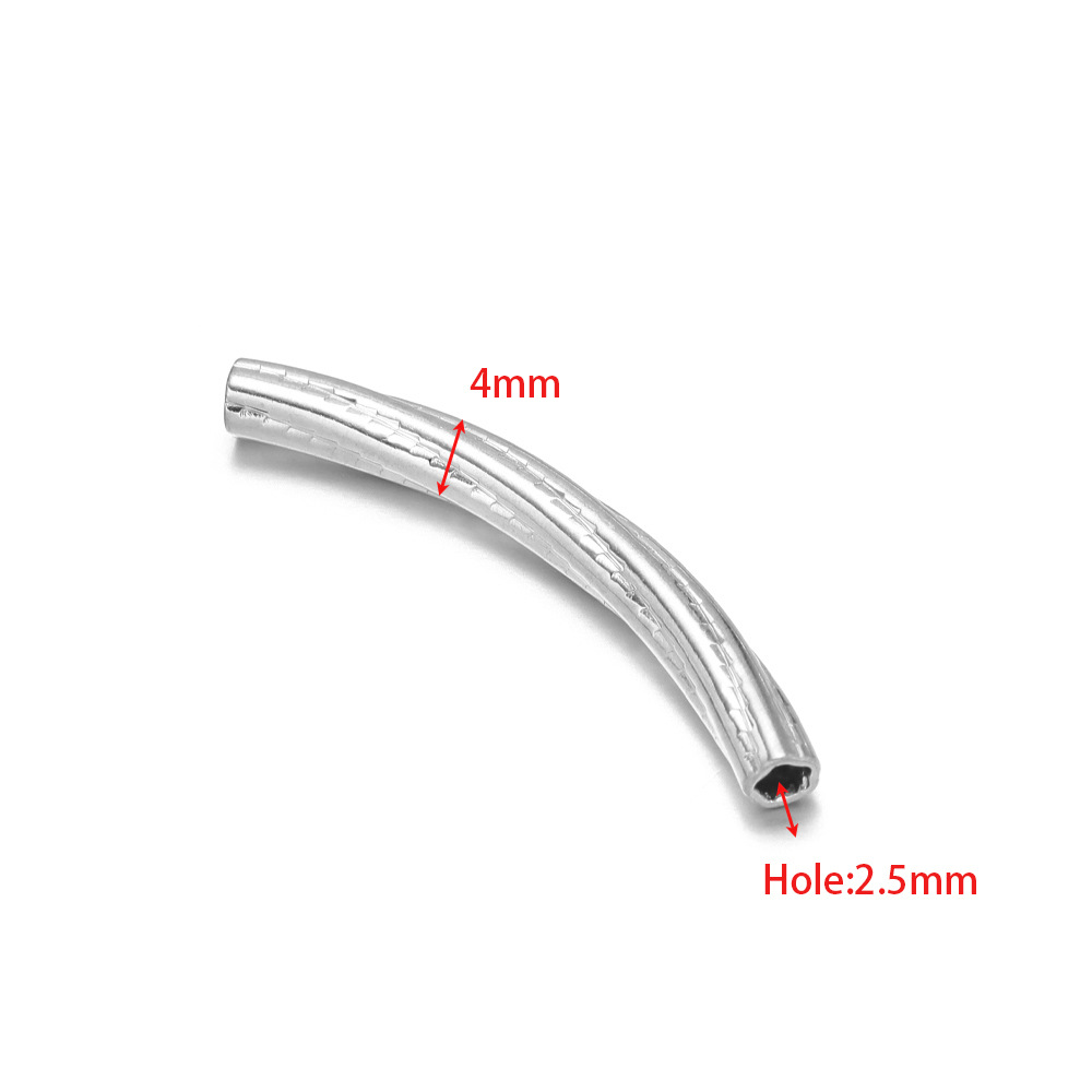 26:4mm steel color elbow 32mm long 2.5mm hole strip twist 11