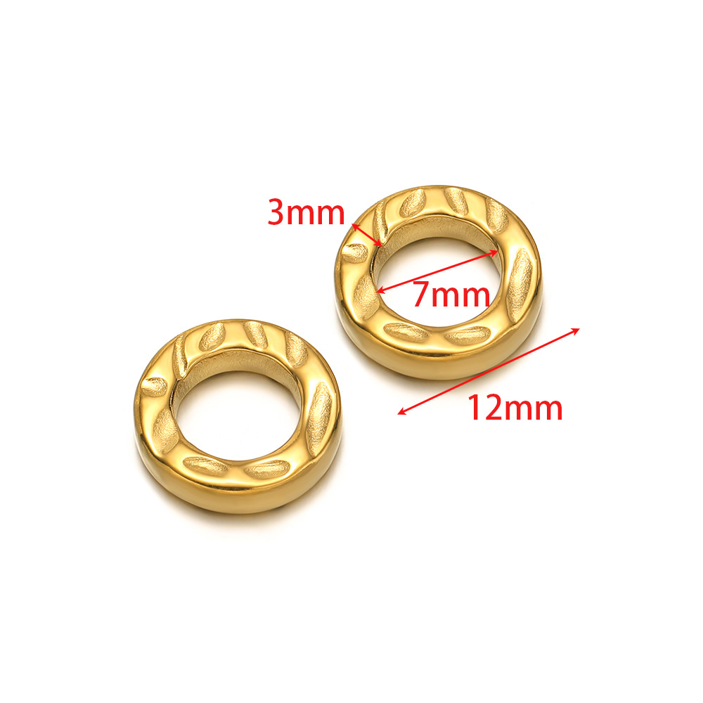 12mm hydraulic ring 3mm wire diameter 7mm gold