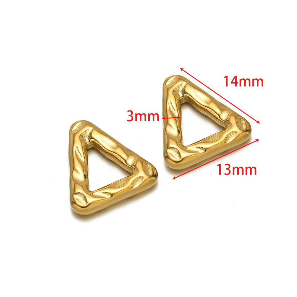 2:14*13mm hydraulic triangle 3mm wire diameter gold