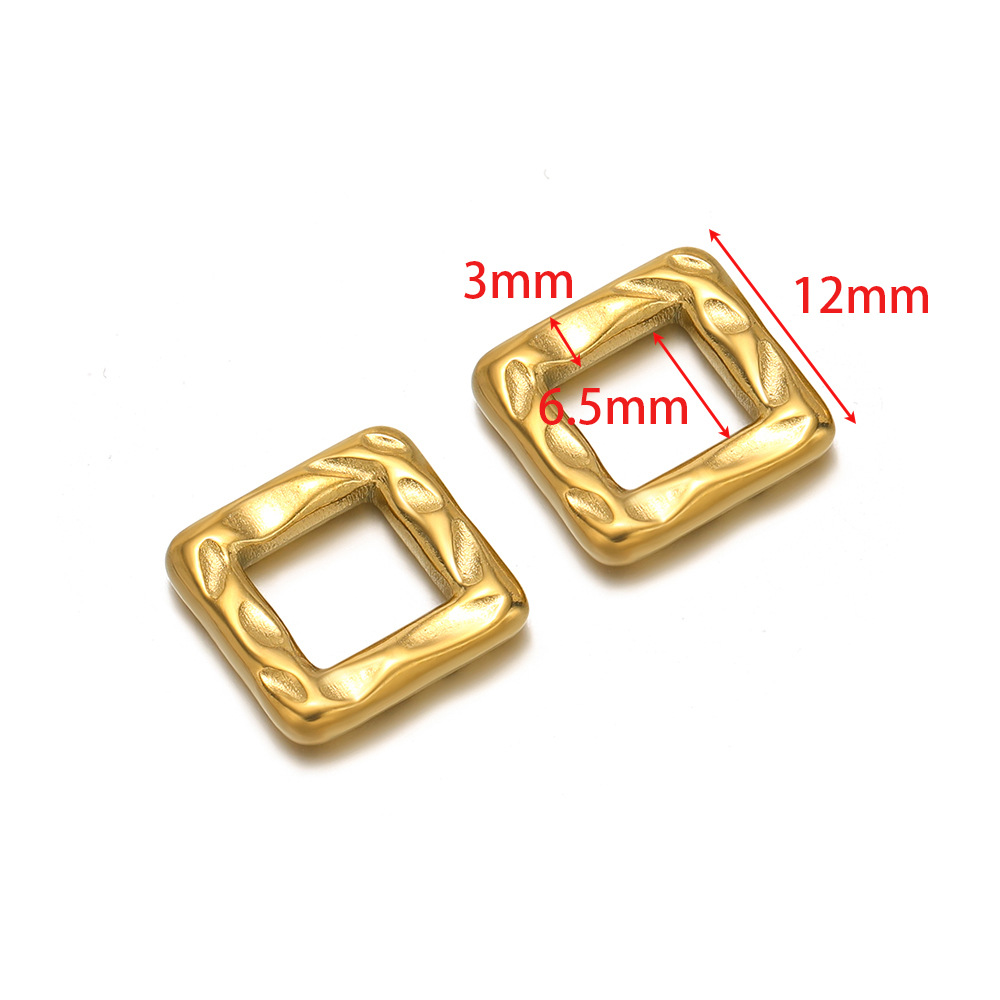 3:12mm hydraulic square frame 3mm wire diameter 6.5mm gold