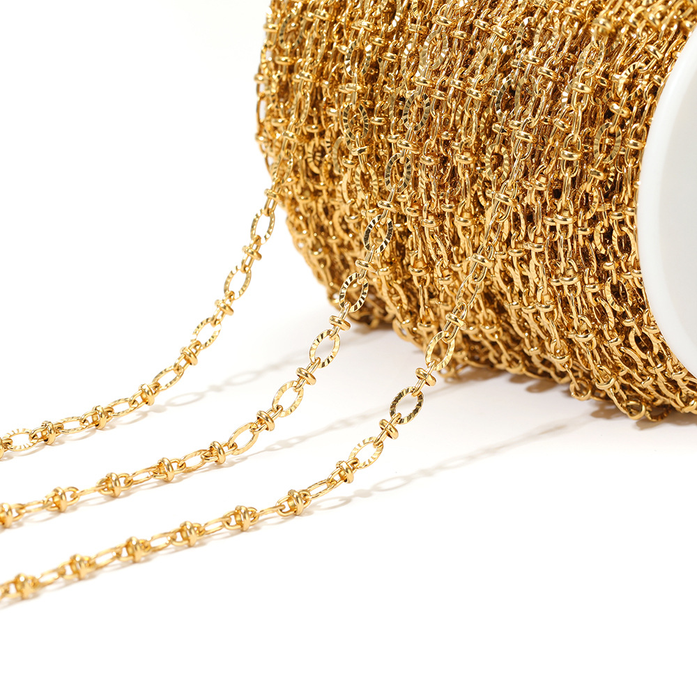 4.5mm wide lip chain bow pressed sunflower gold