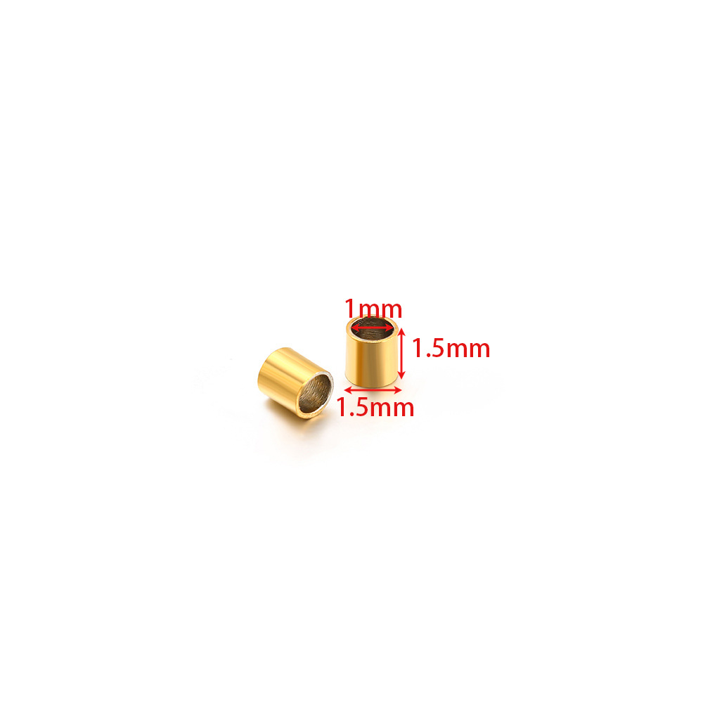 1.5*1.5*1mm positioning tube gold