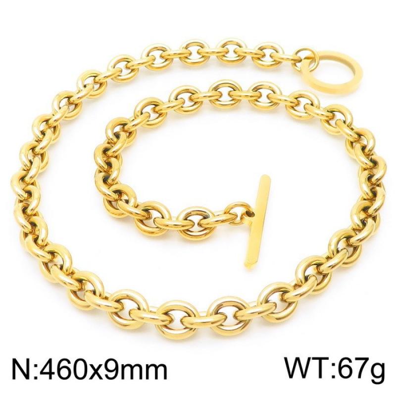 7:Gold OT necklace KN230525-K