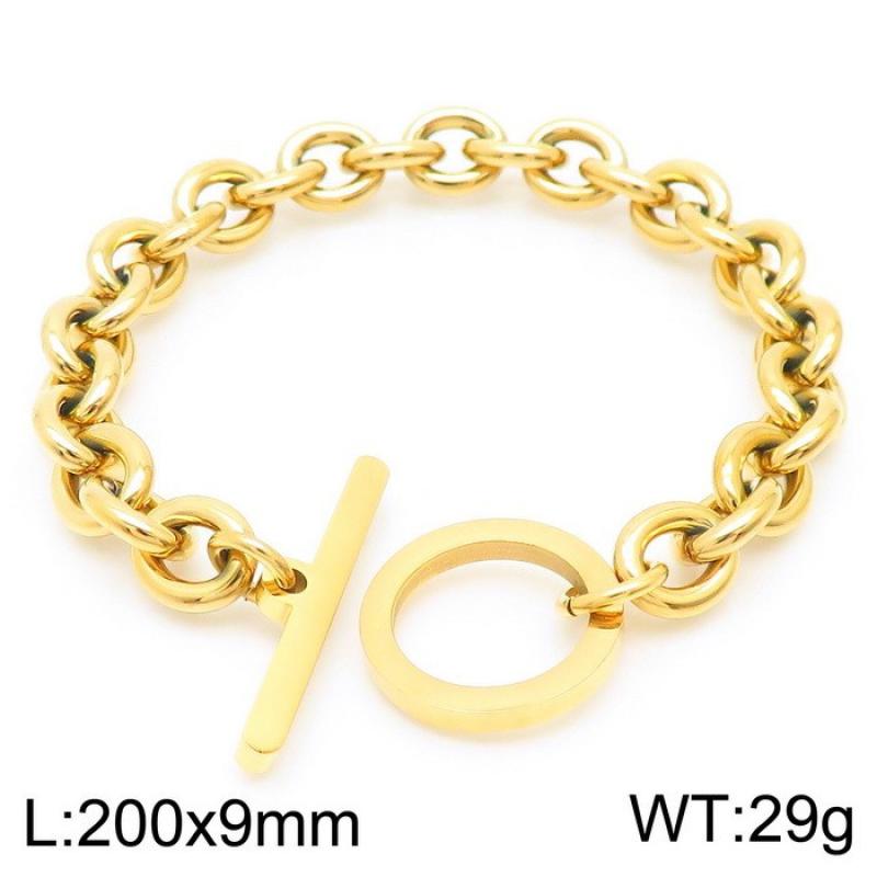 9:Gold OT bracelet KB163131-K