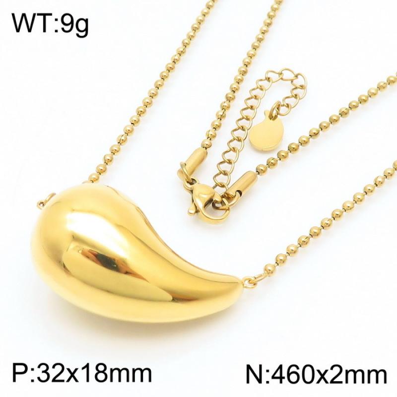 22:Gold Necklace KN251135-KFC