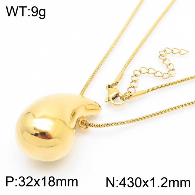 26:Gold Necklace KN282194-KFC