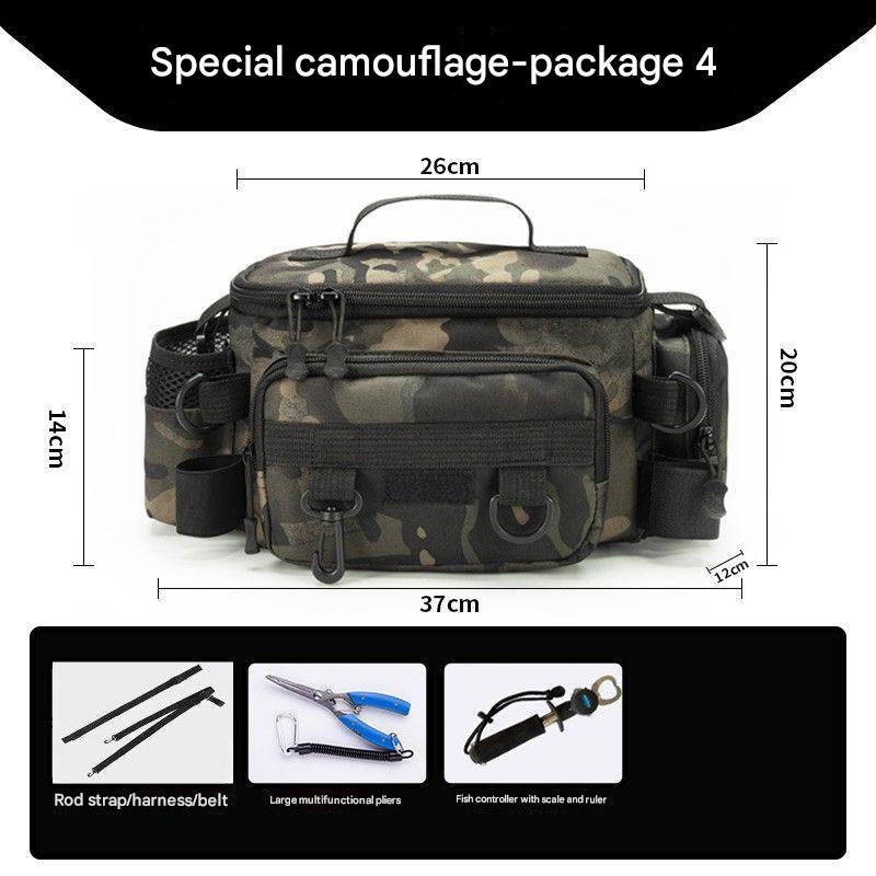 [Package 4] special camouflage   large pliers   Fish control device with scale and ruler