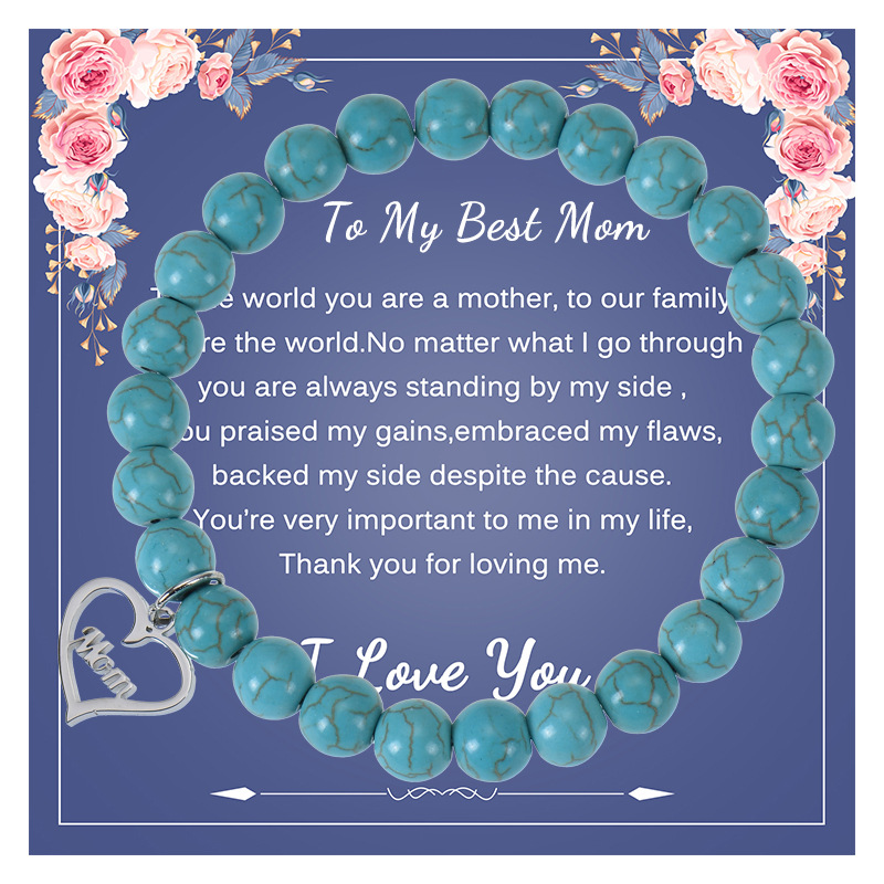 Turquoise Bracelet To My Best Mom