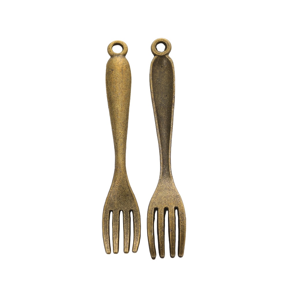 antique bronze color fork