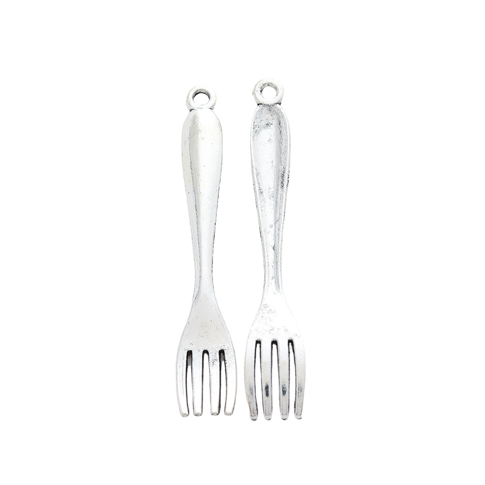 4:antique silver color fork