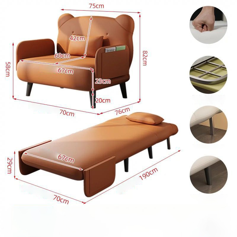 Sponge version [width 65] cat scratching cloth orange