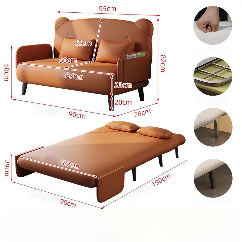 Sponge version [width 80] cat scratching cloth orange