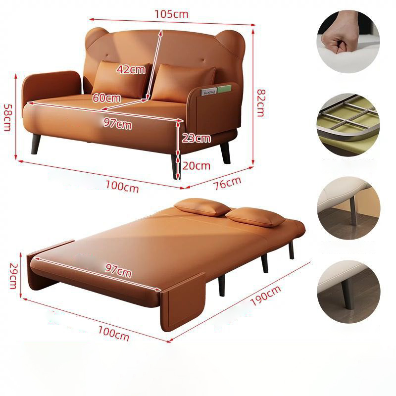 Sponge version [width 100] cat scratching cloth orange