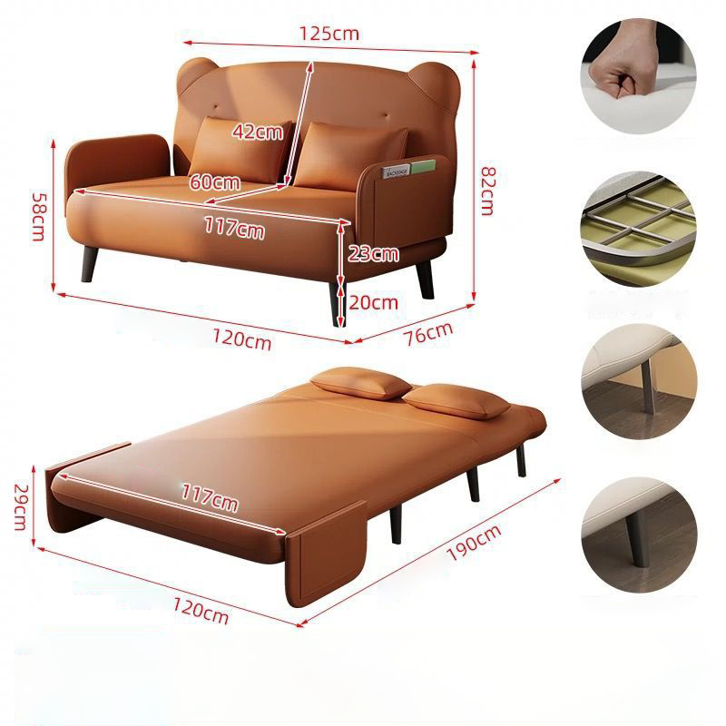 Sponge version [width 120] cat scratching cloth orange