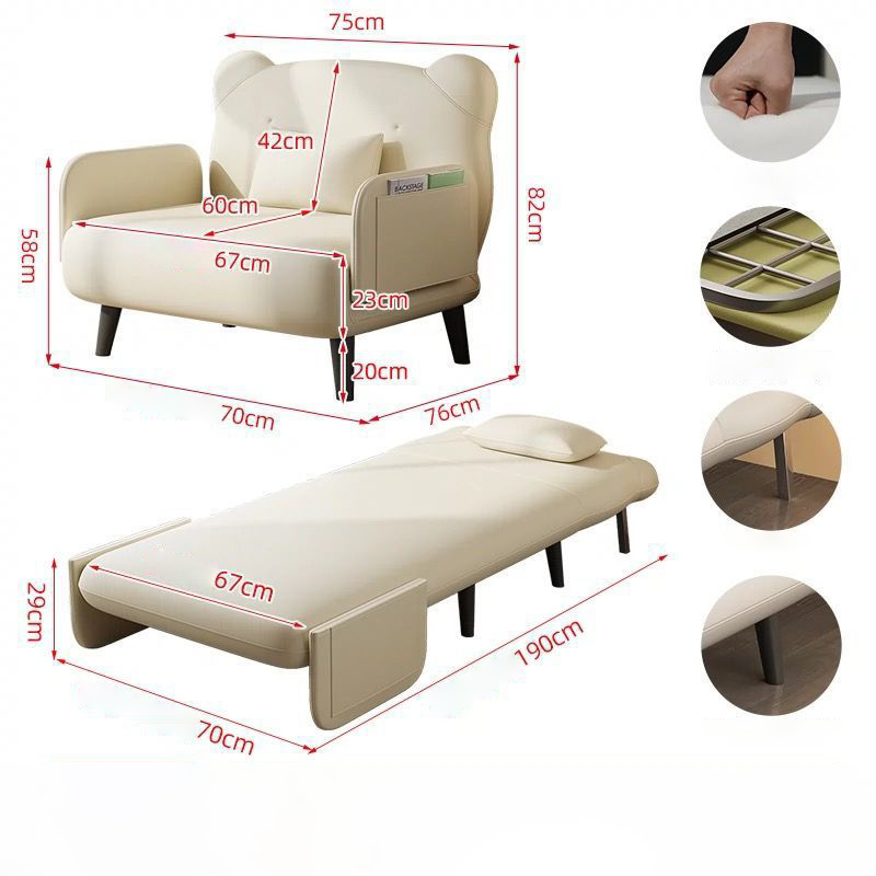 Sponge version [width 65] cat scratch cloth off-white