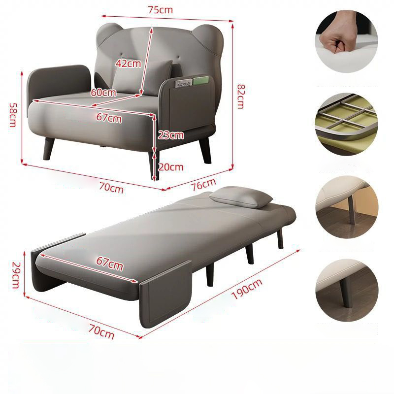 Sponge version [width 65] cat scratching cloth gray