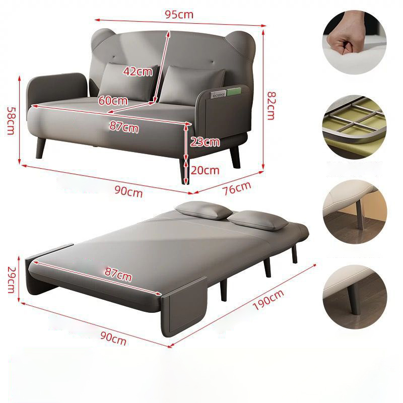 Sponge version [width 80] cat scratching cloth gray