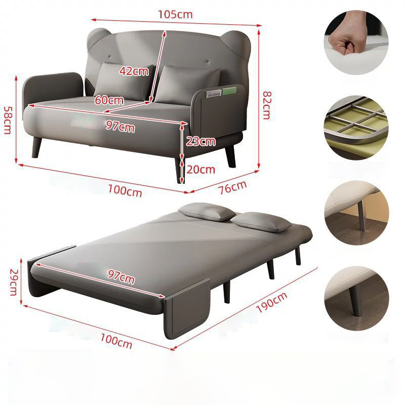 Sponge version [width 100] cat scratching cloth gray