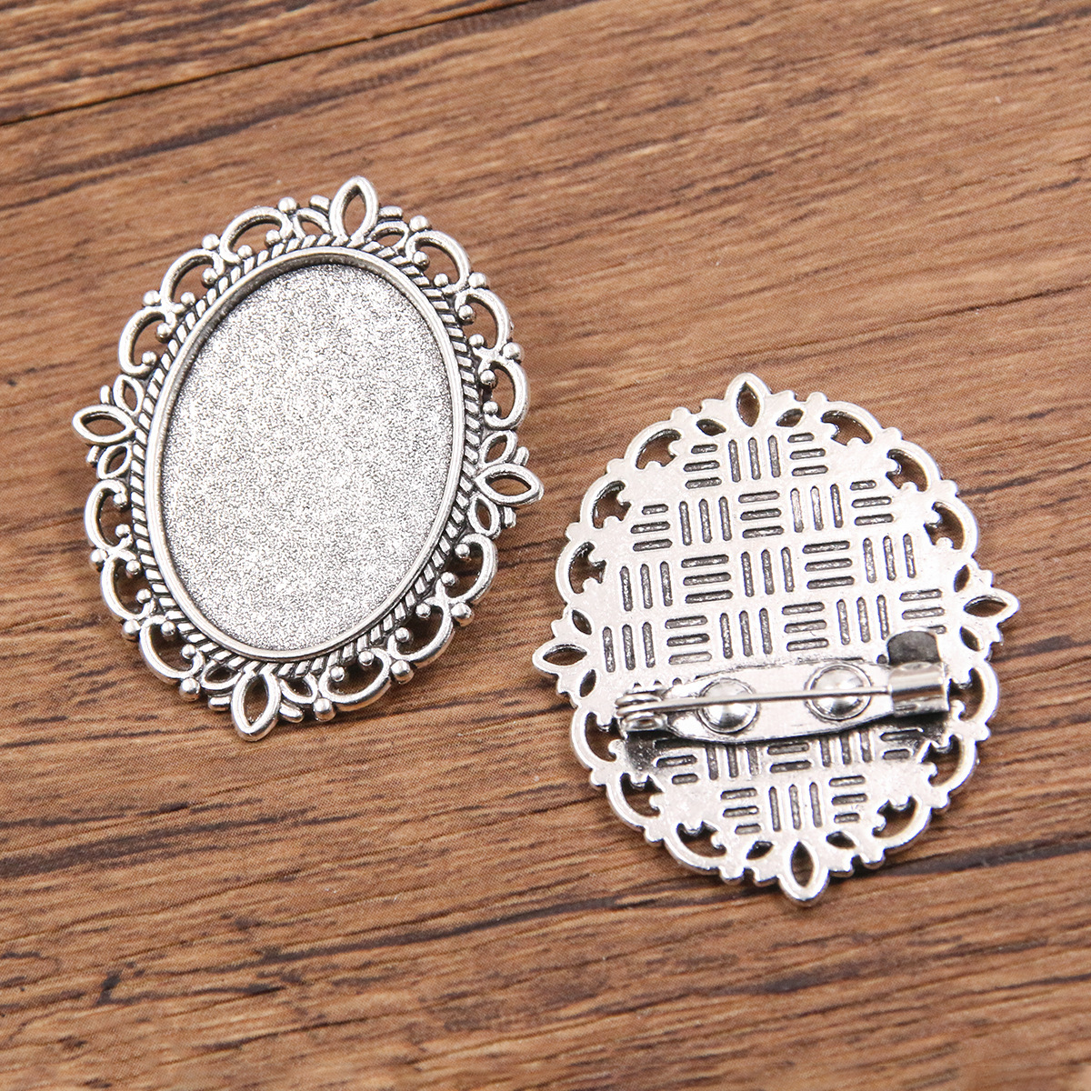 2 antique silver color