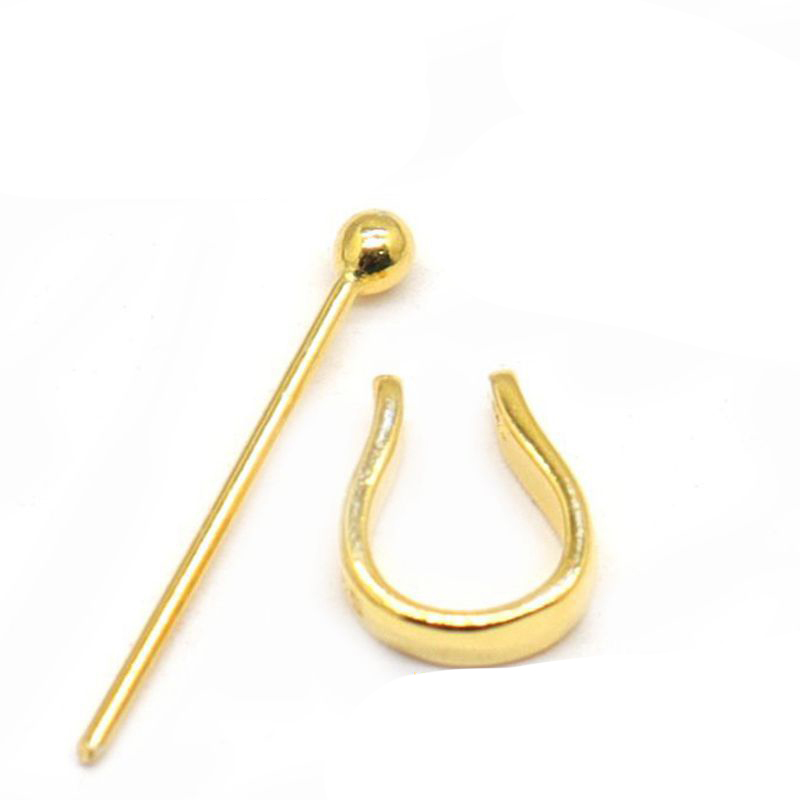 gold color plated 5.7x7mm