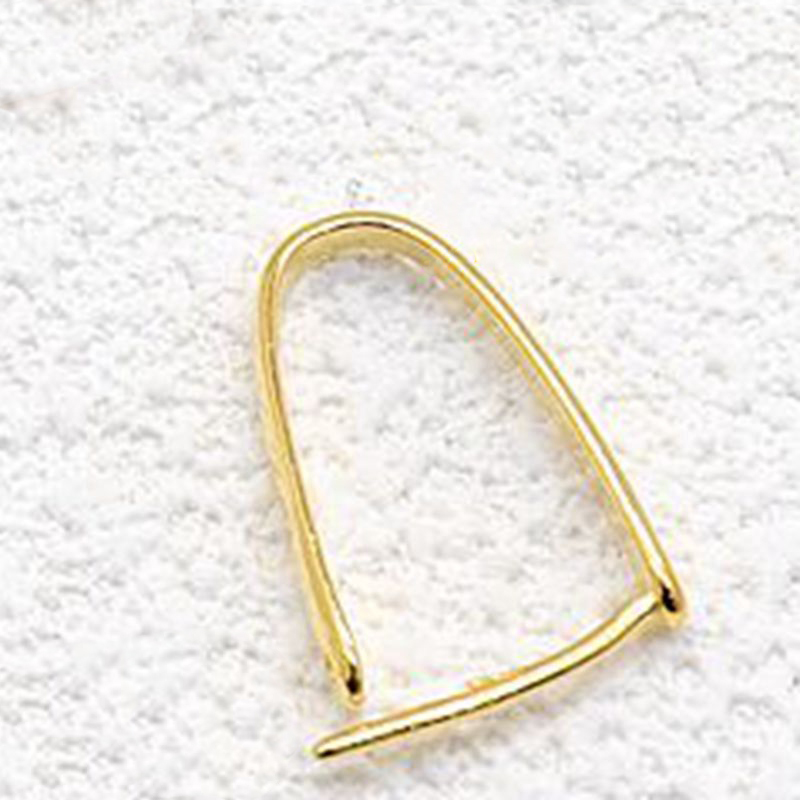 gold color plated 8.4x5mm
