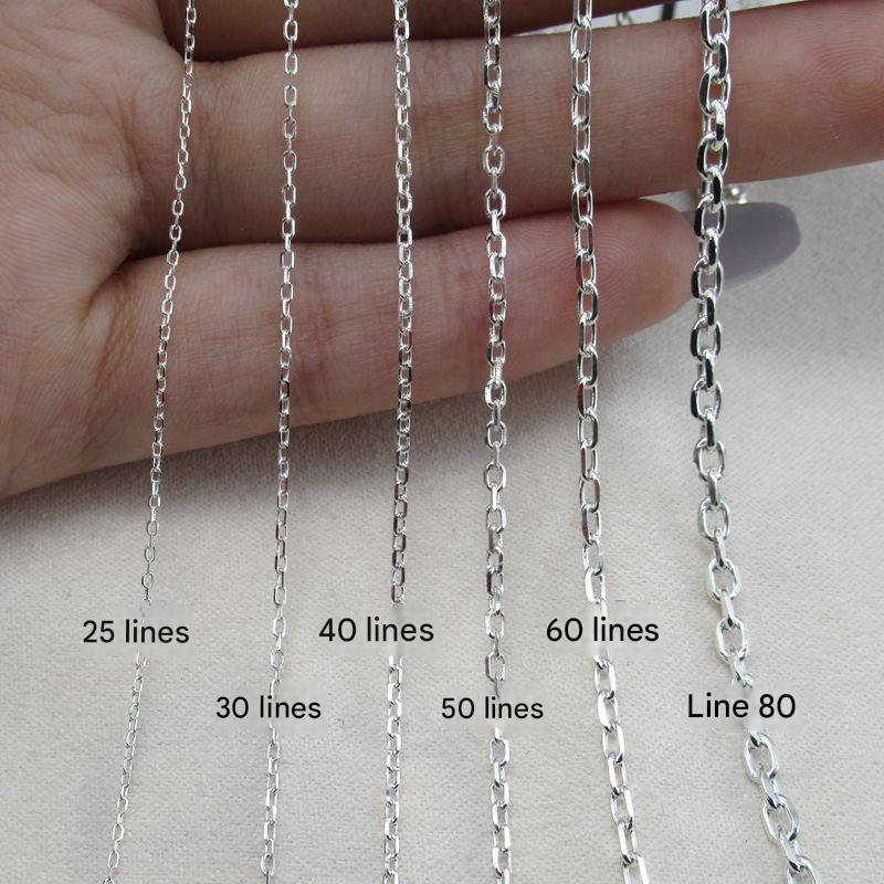 silver 25 lines about 0.9mm thick