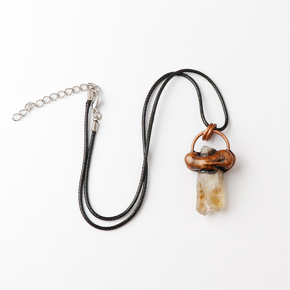 3:Citrine (comes with leather rope)