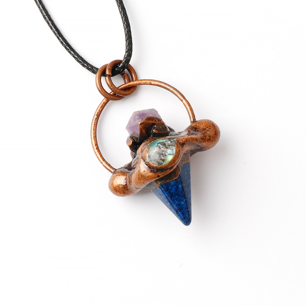 9:Lapis lazuli (comes with leather rope)