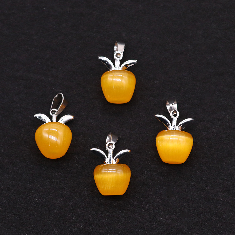 Yellow cat's eye stone