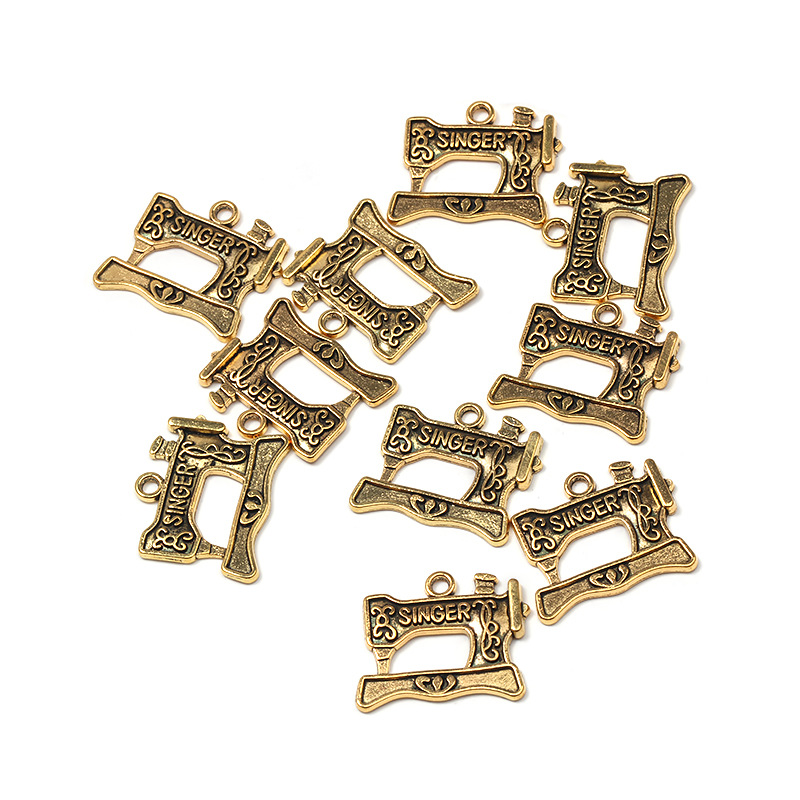 3 20x17x1mm couleur or antique