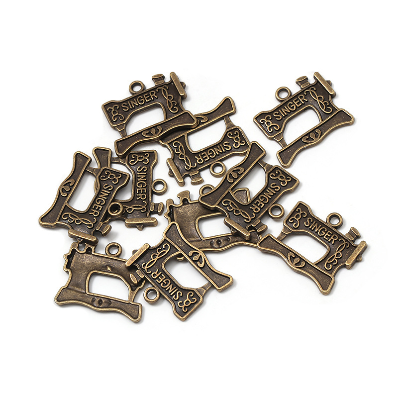 1 20x17x1mm couleur bronze antique