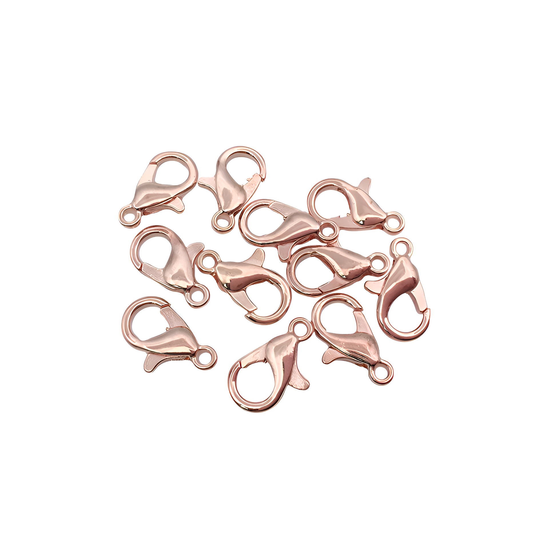 9:1 rose gold lobster clasp 7x12mm-9292-0.3g