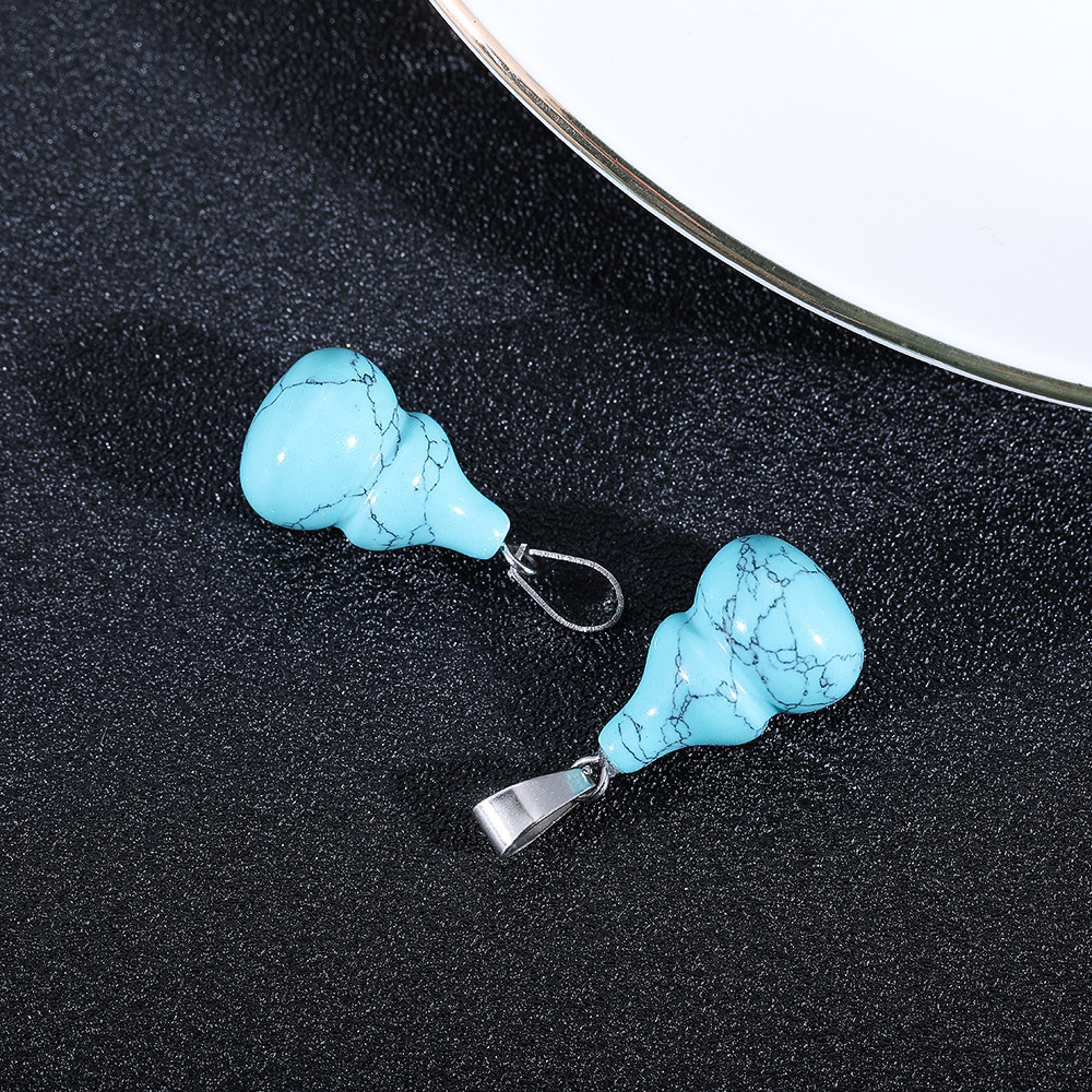 8:Blue turquoise (synthetic) single