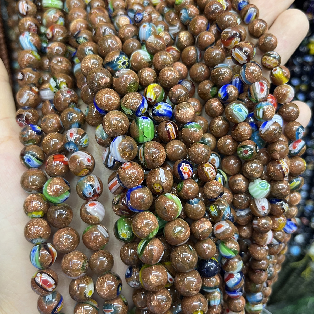 1:gold sand colored glaze