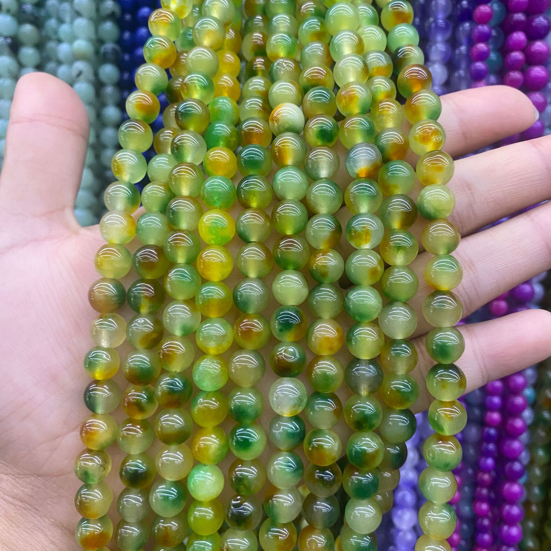 8:Floating flower chalcedony 8